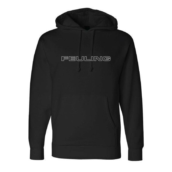 Oceanside Text Hoodie, Black