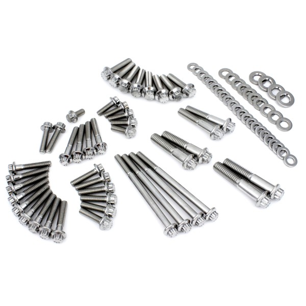 M8 Softail Primary and Transmission Stainless 12 point kit
