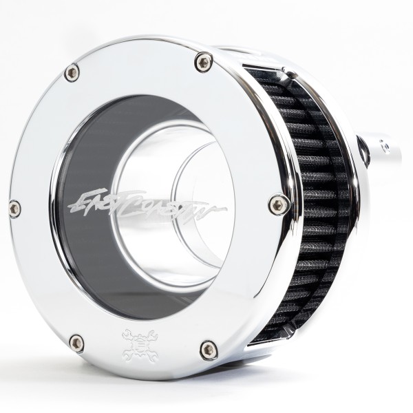 EAST COASTIN BA Air Cleaner Kit, Chrome finish, Black filter