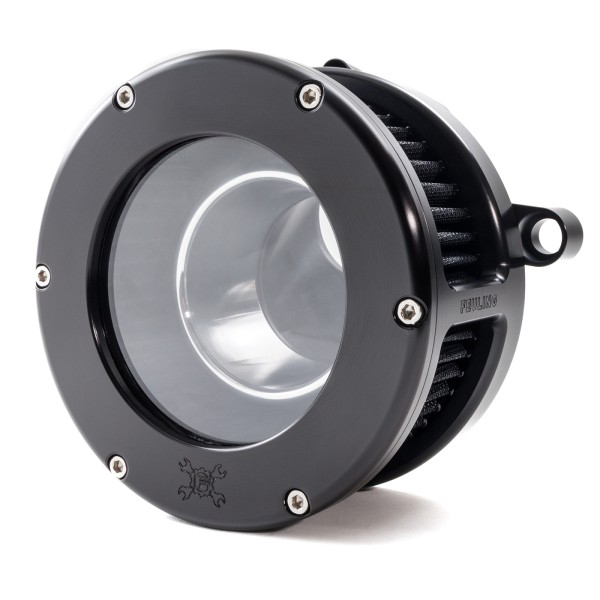 BA Air Cleaner Kit, Black finish, Black filter