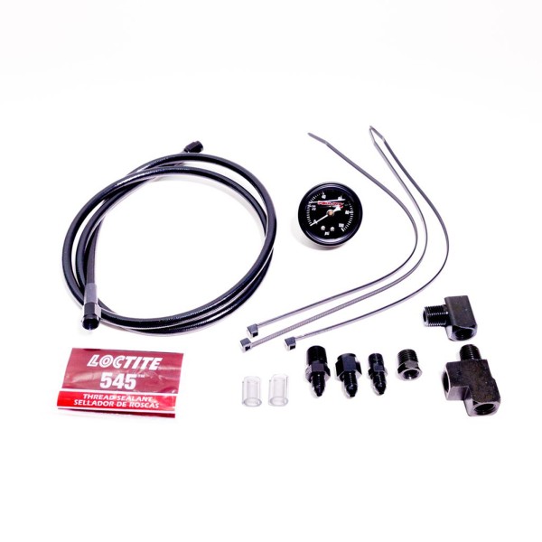 BLACK REMOTE OIL PSI GAUGE KIT