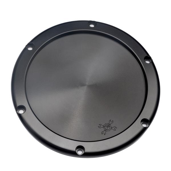 SOLID BA AIR CLEANER COVER, BLACK FINISH