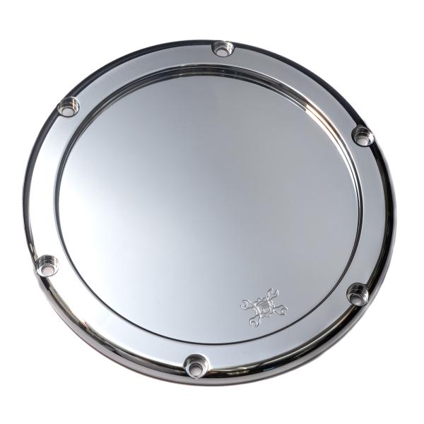SOLID BA AIR CLEANER COVER, CHROME FINISH