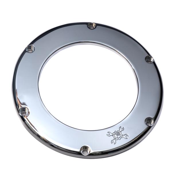 CLEAR BA AIR CLEANER COVER, CHROME FINISH