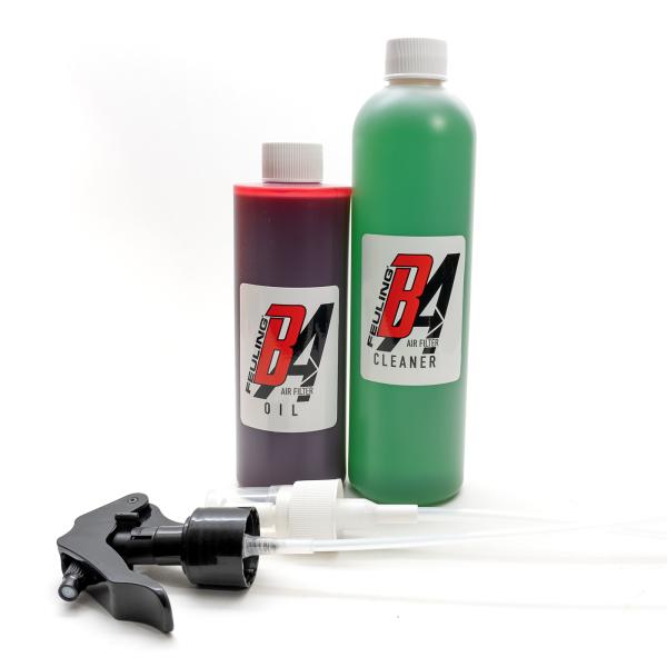 Red Air Filter Oil & Cleaner Kit