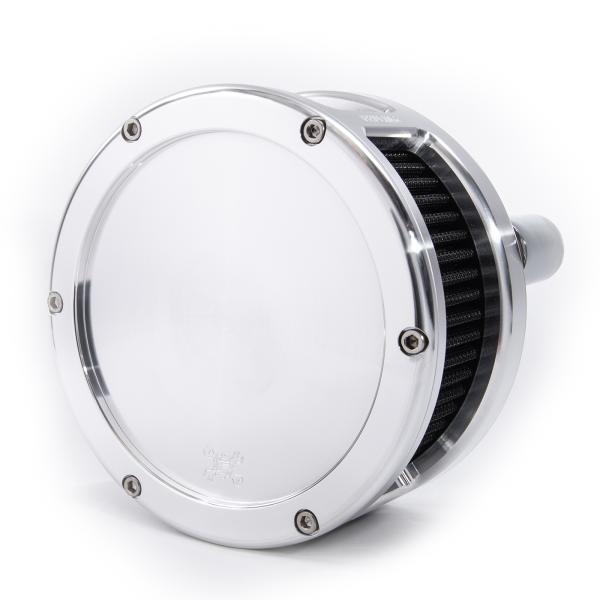 BA Air Cleaner Kit, Raw finish, Black filter