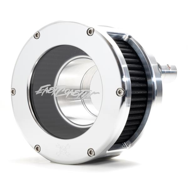 EAST COASTIN BA Air Cleaner Kit, Raw finish, Black filter