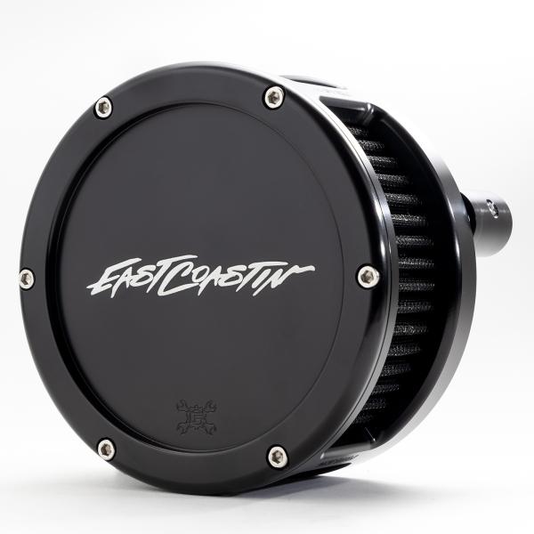 EAST COASTIN BA Air Cleaner Kit, Black finish, Black filter