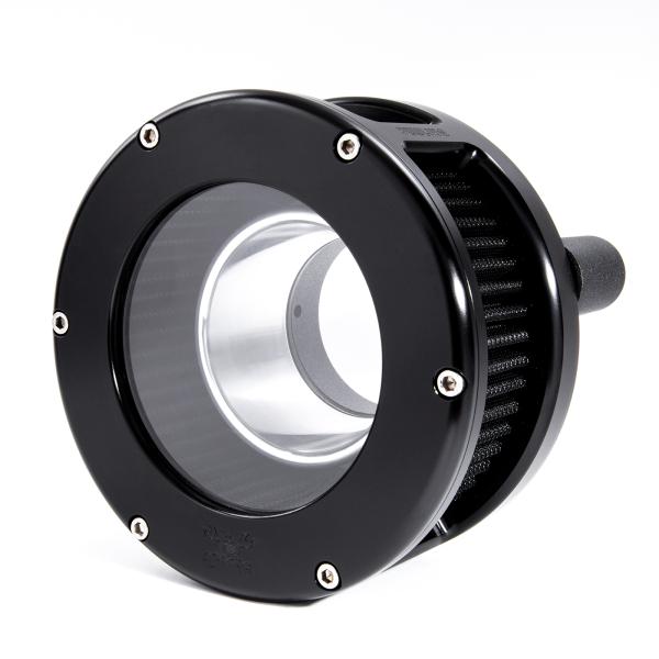 BA Air Cleaner Kit, Black finish, Black filter
