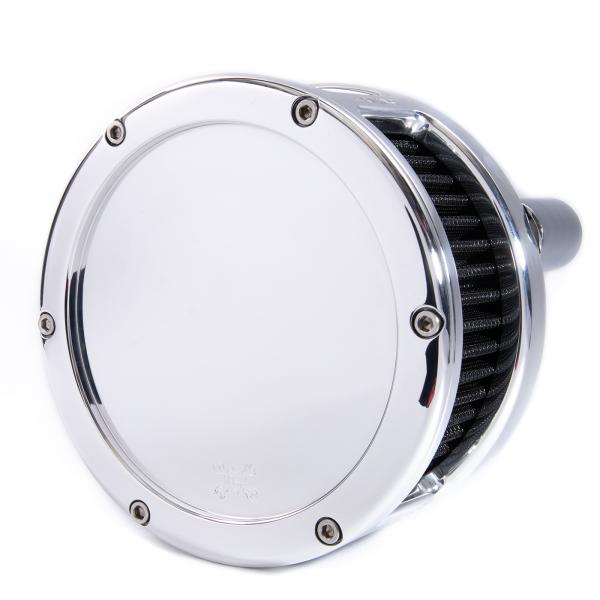 BA Air Cleaner Kit, Chrome finish, Black filter