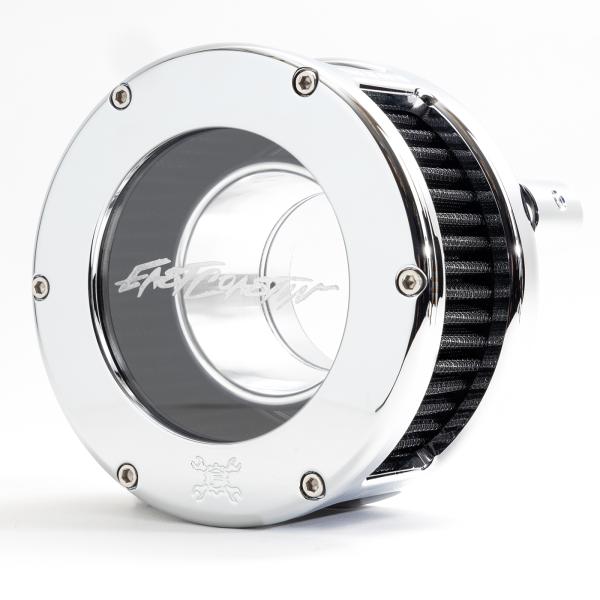 EAST COASTIN BA Air Cleaner Kit, Chrome finish, Black filter