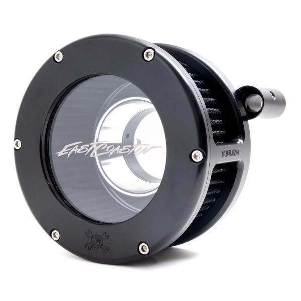 EAST COASTIN BA Air Cleaner Kit, Black finish, Black filter