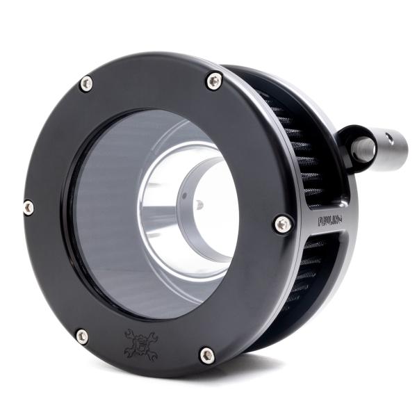 BA Air Cleaner Kit, Black finish, Black filter