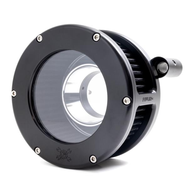 BA Air Cleaner Kit, Black finish, Black filter