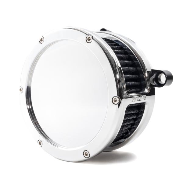 BA Air Cleaner Kit, Chrome finish, Black filter